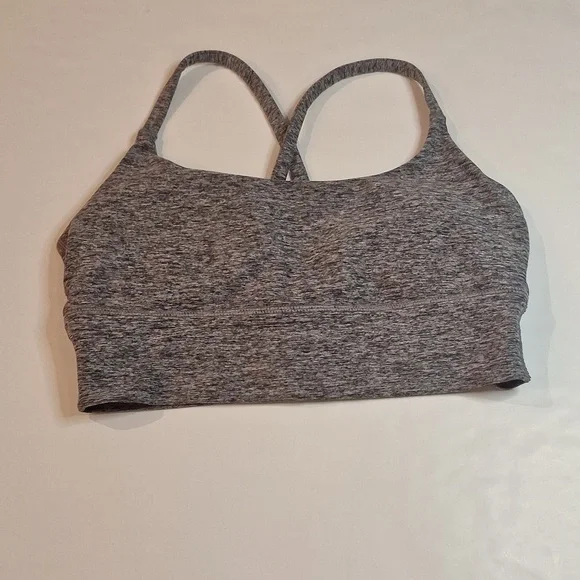 #146 Vuori Long Line Elevation Bra S Heather Gray T1305 - Picture 1 of 6